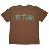exodus/PHOENIX F.T.W. Tee（BROWN）［プリントT-25春夏］