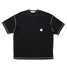 画像1: COOTIE PRODUCTIONS/T/C Waffle Error Fit S/S Tee（Black/White）［ワッフルエラーフィットポケT-25春夏］ (1)