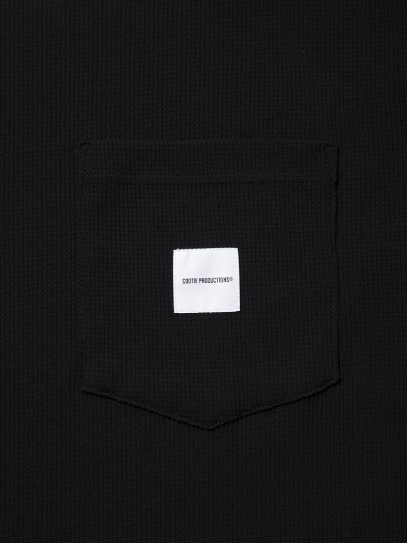 画像2: COOTIE PRODUCTIONS/T/C Waffle Error Fit S/S Tee（Black/White）［ワッフルエラーフィットポケT-25春夏］