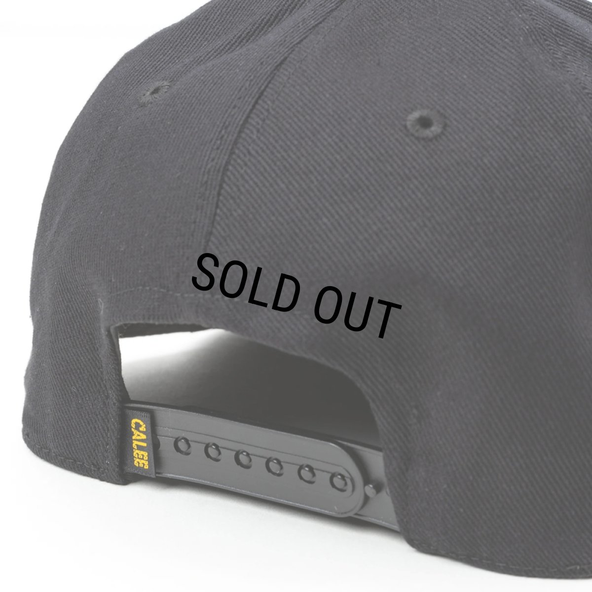 画像5: CALEE/EMBROIDERY CALEE TWILL CAP（BLACK/GRAY）［ツイルキャップ-25春夏］ (5)