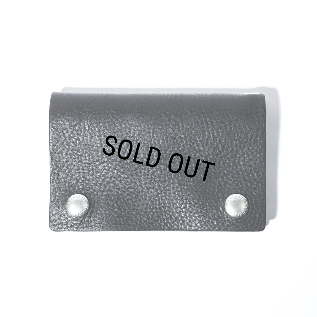 画像1: COOTIE PRODUCTIONS/Leather Trucker Wallet（Grain）［レザートラッカーウォレット-25春夏］ (1)