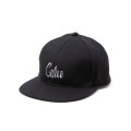 CALEE/EMBROIDERY CALEE TWILL CAP（BLACK/GRAY）［ツイルキャップ-25春夏］
