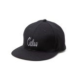 CALEE/EMBROIDERY CALEE TWILL CAP（BLACK/GRAY）［ツイルキャップ-25春夏］