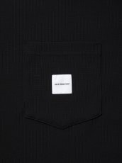 画像2: COOTIE PRODUCTIONS/T/C Waffle Error Fit S/S Tee（Black/White）［ワッフルエラーフィットポケT-25春夏］ (2)