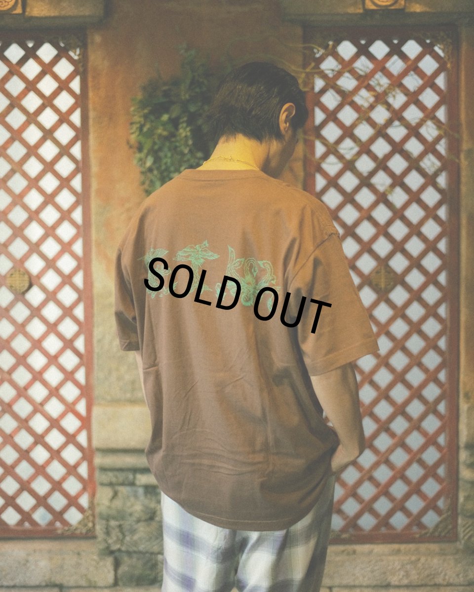 画像3: 【30％OFF】exodus brand/PHOENIX F.T.W. Tee（BROWN）［プリントT-25春夏］ (3)