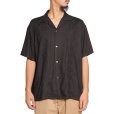 画像2: CALEE/VINTAGE TYPE GUAYABERA SH（GRAY）［キューバシャツ-25春夏］ (2)