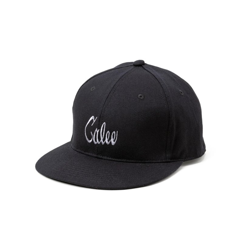 画像1: CALEE/EMBROIDERY CALEE TWILL CAP（BLACK/GRAY）［ツイルキャップ-25春夏］