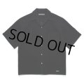 WACKO MARIA/SUMMER KNIT OPEN COLLAR SHIRT（BLACK）［サマーニットオープンカラーシャツ-25春夏］