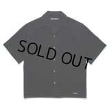 WACKO MARIA/SUMMER KNIT OPEN COLLAR SHIRT（BLACK）［サマーニットオープンカラーシャツ-25春夏］