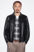 画像3: WACKO MARIA/OMBRE CHECK OPEN COLLAR SHIRT（GRAY）［オンブレチェックオープンカラーシャツ-25春夏］ (3)