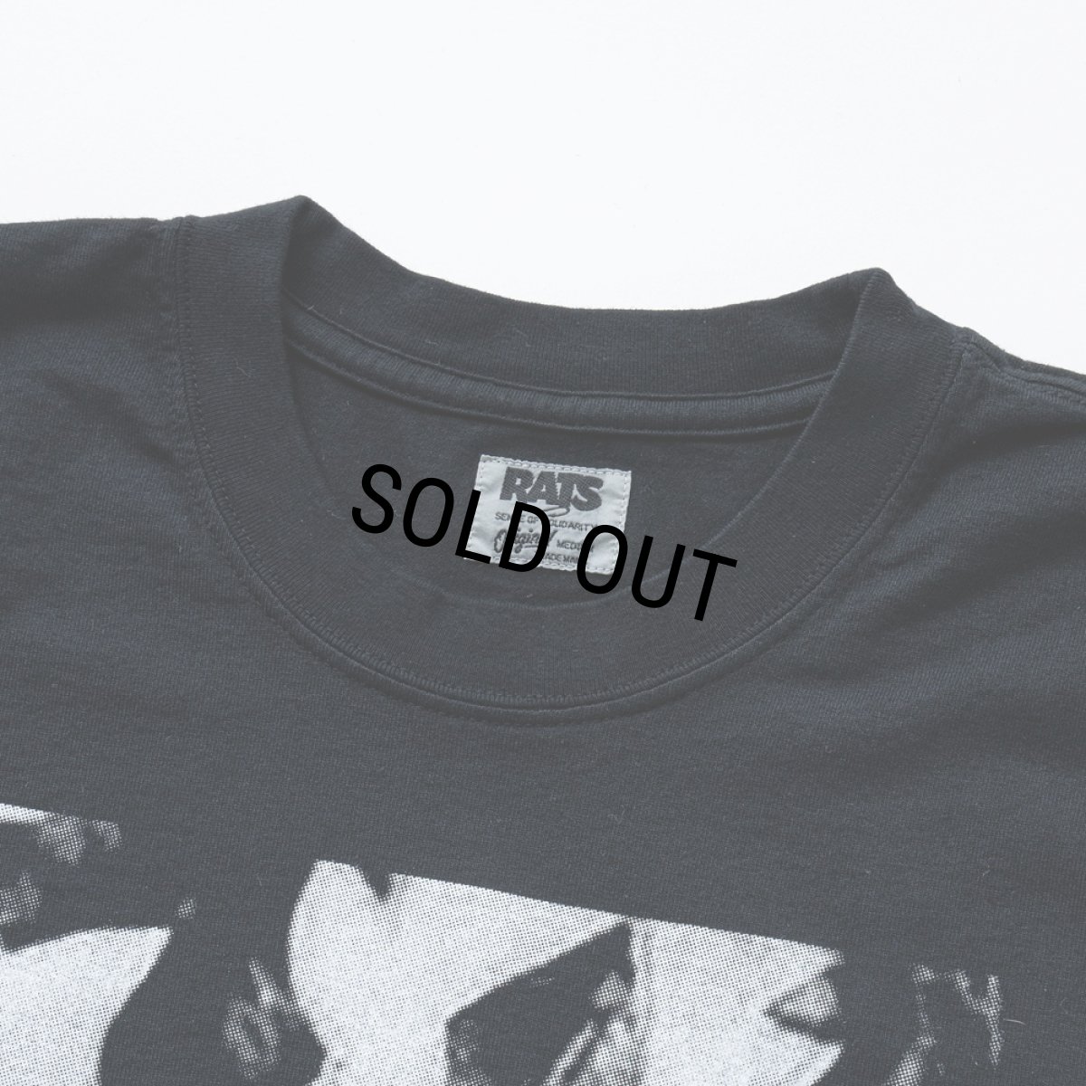 画像3: RATS/LUCHA TEE（BLACK）［ルチャT-25春夏］ (3)