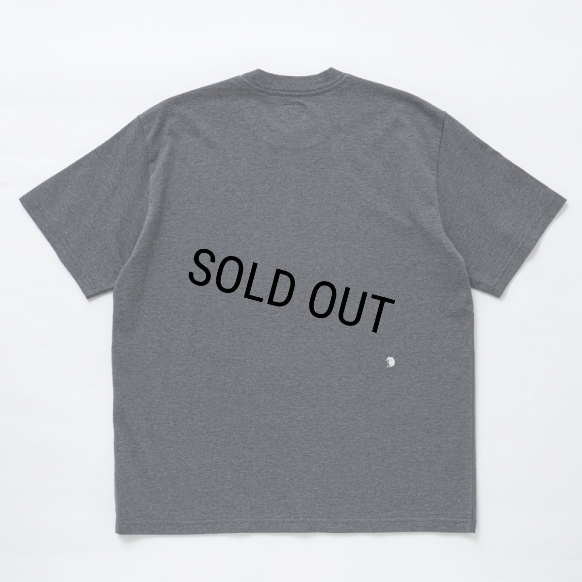 画像2: 【30%OFF】RATS/SOLIDARITY TEE（CHARCOAL）［ソリダリティーT-25春夏］ (2)