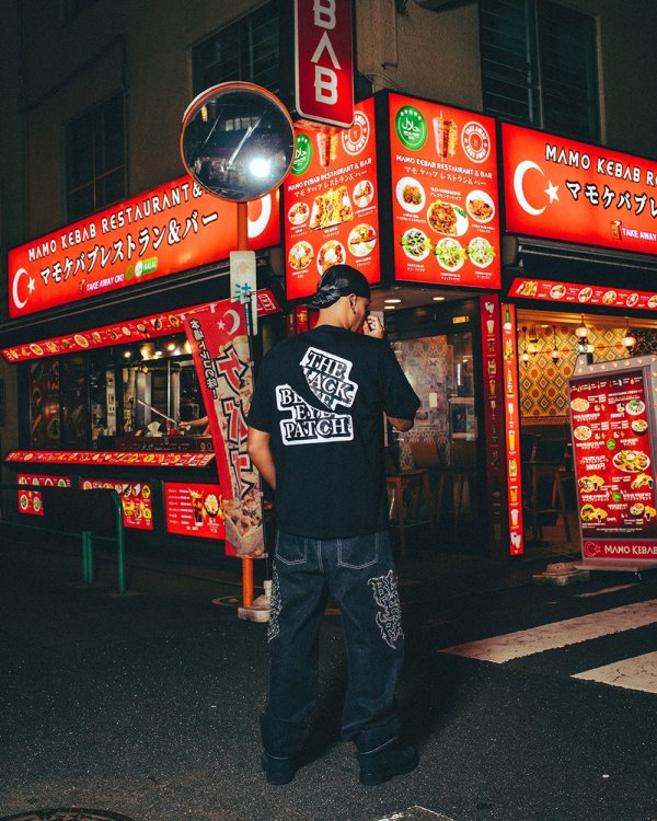 画像3: BlackEyePatch/TORN OG LABEL TEE（BLACK）