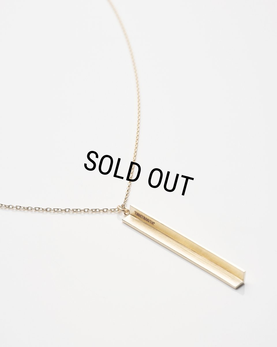 画像3: TIGHTBOOTH/ANGLE IRON NECKLACE（Gold Plated）［ネックレス-25春夏］ (3)