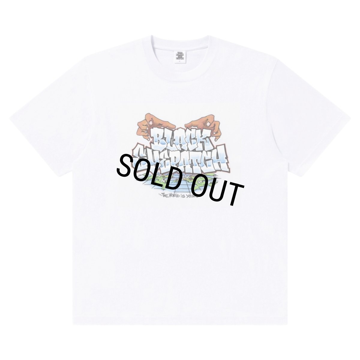 画像1: BlackEyePatch/WORLD IS YOURS TEE（WHITE） (1)