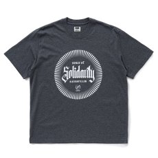 画像1: RATS/SOLIDARITY TEE（CHARCOAL）［ソリダリティーT-25春夏］ (1)