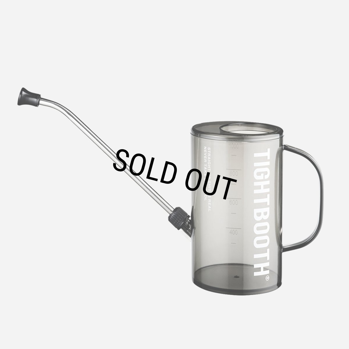 画像1: 【30%OFF】TIGHTBOOTH/LABEL LOGO WATERING CAN（Clear Black）［ジョウロ-25春夏］ (1)