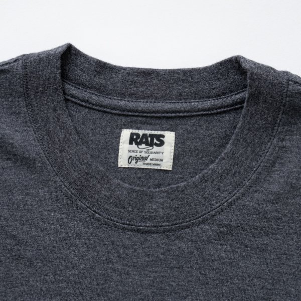 画像3: RATS/SOLIDARITY TEE（CHARCOAL）［ソリダリティーT-25春夏］