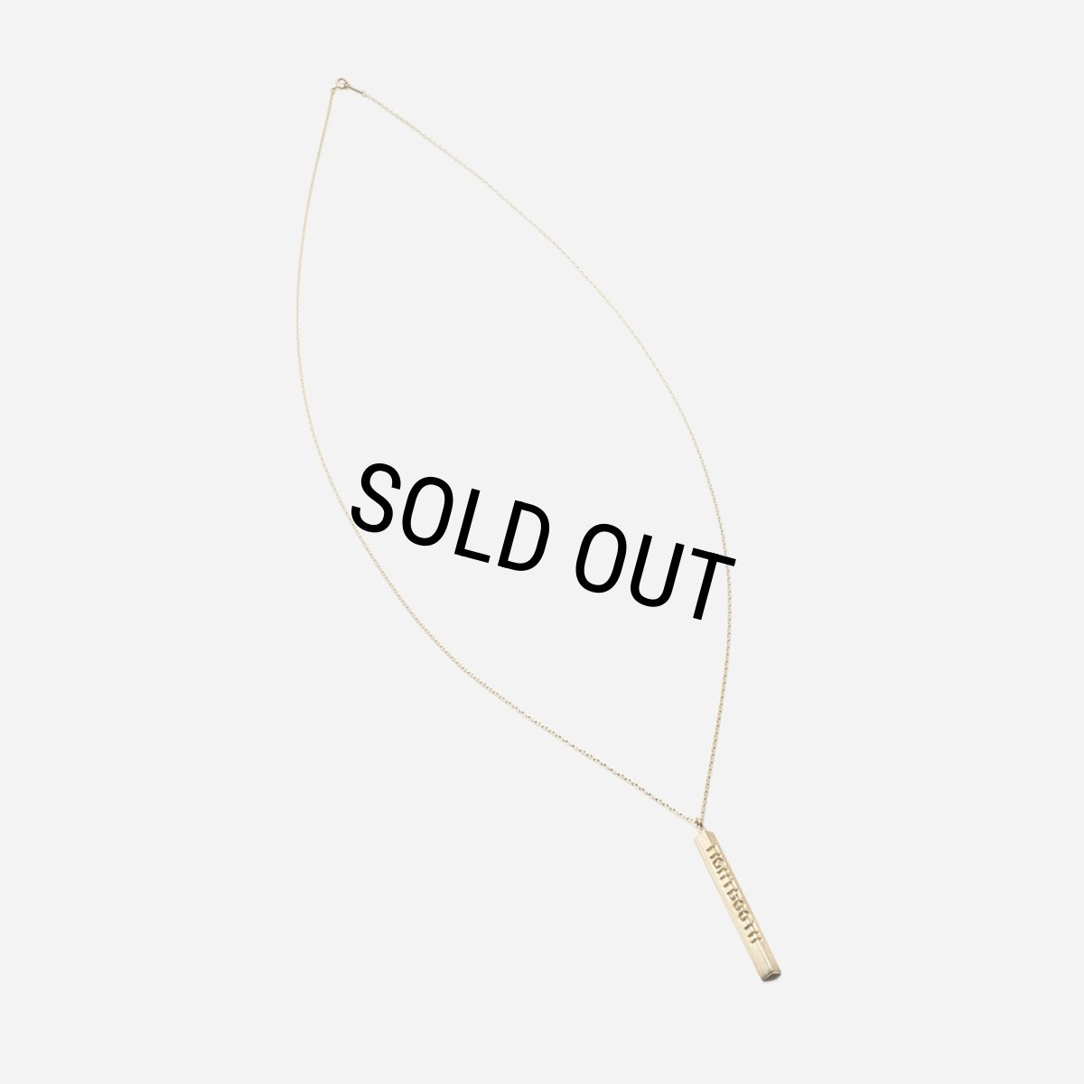 画像1: TIGHTBOOTH/ANGLE IRON NECKLACE（Gold Plated）［ネックレス-25春夏］ (1)