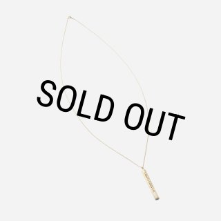 TIGHTBOOTH/ANGLE IRON NECKLACE（Gold Plated）［アングルアイアン
