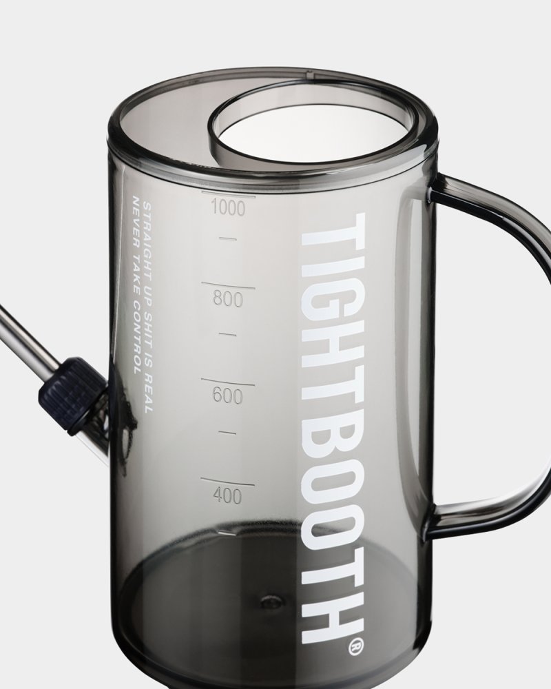 画像2: 【30%OFF】TIGHTBOOTH/LABEL LOGO WATERING CAN（Clear Black）［ジョウロ-25春夏］