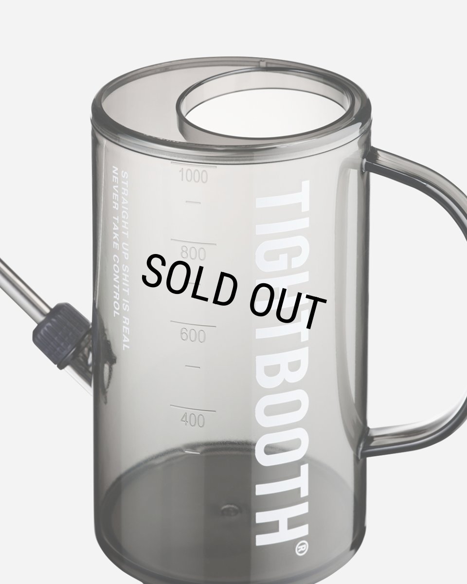 画像2: 【30%OFF】TIGHTBOOTH/LABEL LOGO WATERING CAN（Clear Black）［ジョウロ-25春夏］ (2)