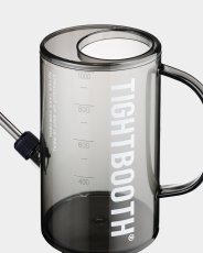 画像2: 【30%OFF】TIGHTBOOTH/LABEL LOGO WATERING CAN（Clear Black）［ジョウロ-25春夏］ (2)