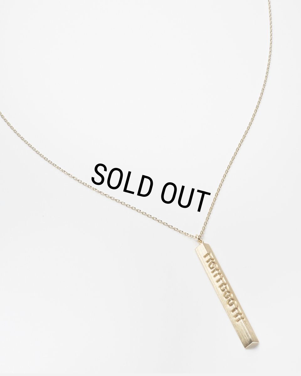 画像2: TIGHTBOOTH/ANGLE IRON NECKLACE（Gold Plated）［ネックレス-25春夏］ (2)