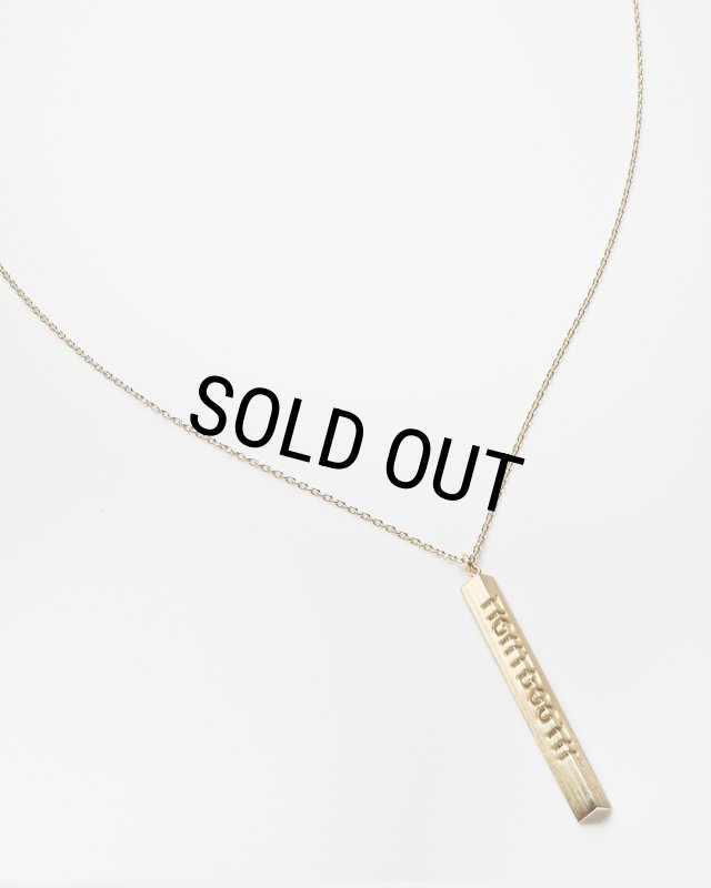 TIGHTBOOTH/ANGLE IRON NECKLACE（Gold Plated）［アングルアイアン