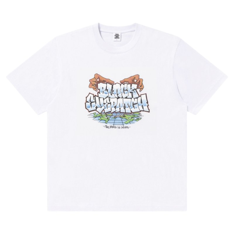画像1: BlackEyePatch/WORLD IS YOURS TEE（WHITE）