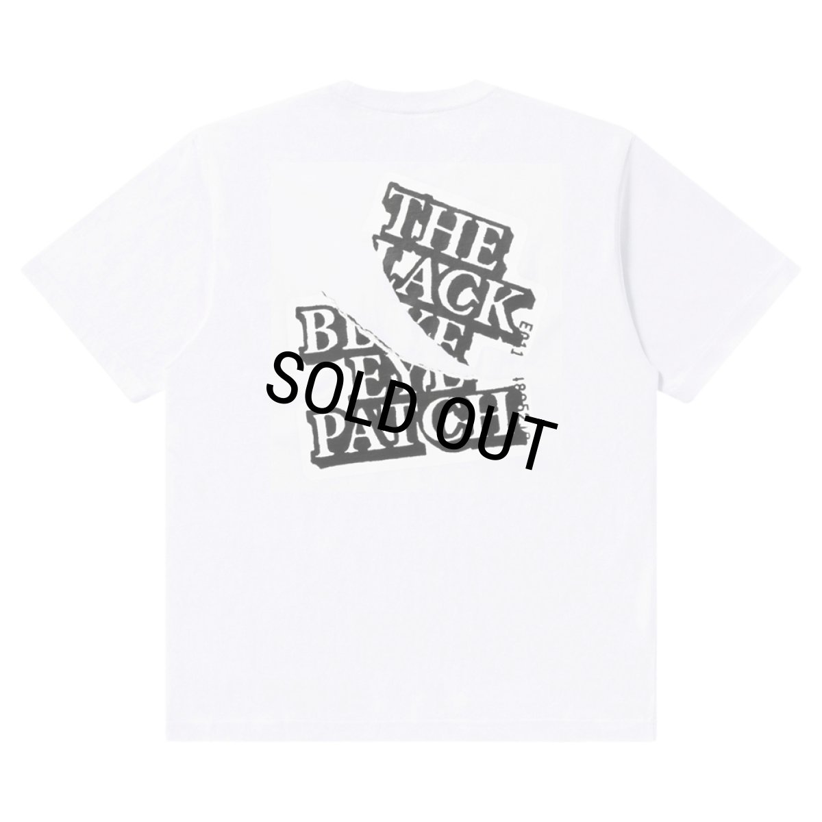 画像1: BlackEyePatch/TORN OG LABEL TEE（WHITE） (1)