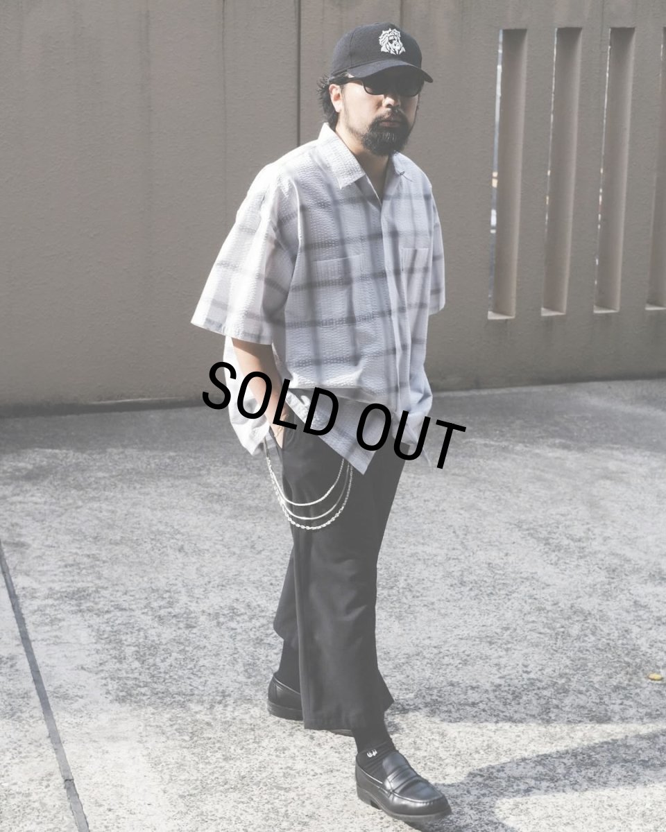 画像5: COOTIE PRODUCTIONS/Leno Cloth T/Q Cut Easy Trousers（Black）［スリークォーターカットイージートラウザース-25春夏］ (5)