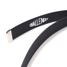 画像4: CHALLENGER/LOGO LEATHER BELT（BLACK）［ロゴレザーベルト-25秋冬］ (4)