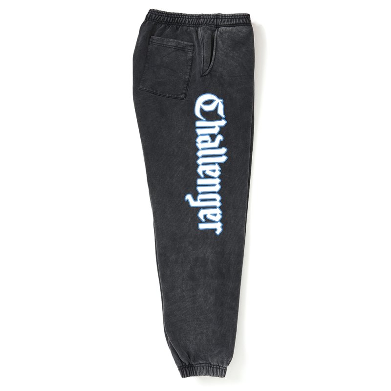 画像3: CHALLENGER/CLASSIC LOGO SWEAT PANTS（BLACK）［クラシックロゴスウェットパンツ-25秋冬］