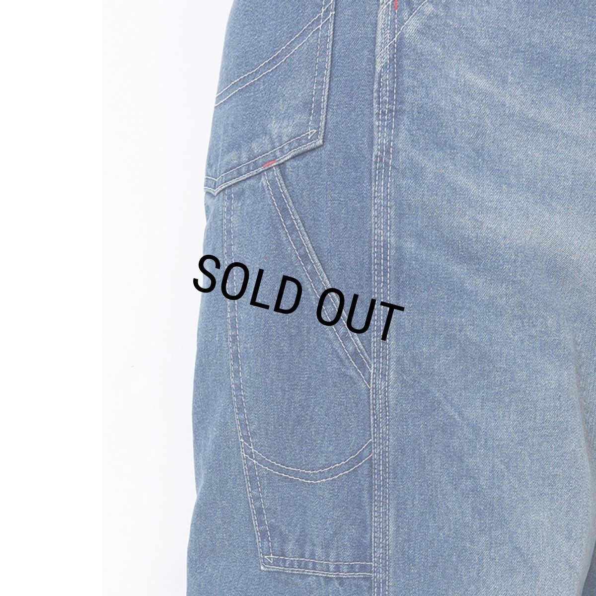 画像8: CHALLENGER/WASHED PAINTER PANTS（WASHED INDIGO）［ウォッシュドペインターパンツ-25秋冬］ (8)