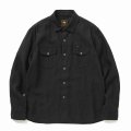 RATS/LINEN SHIRT（BLACK）［リネンシャツ-25春夏］
