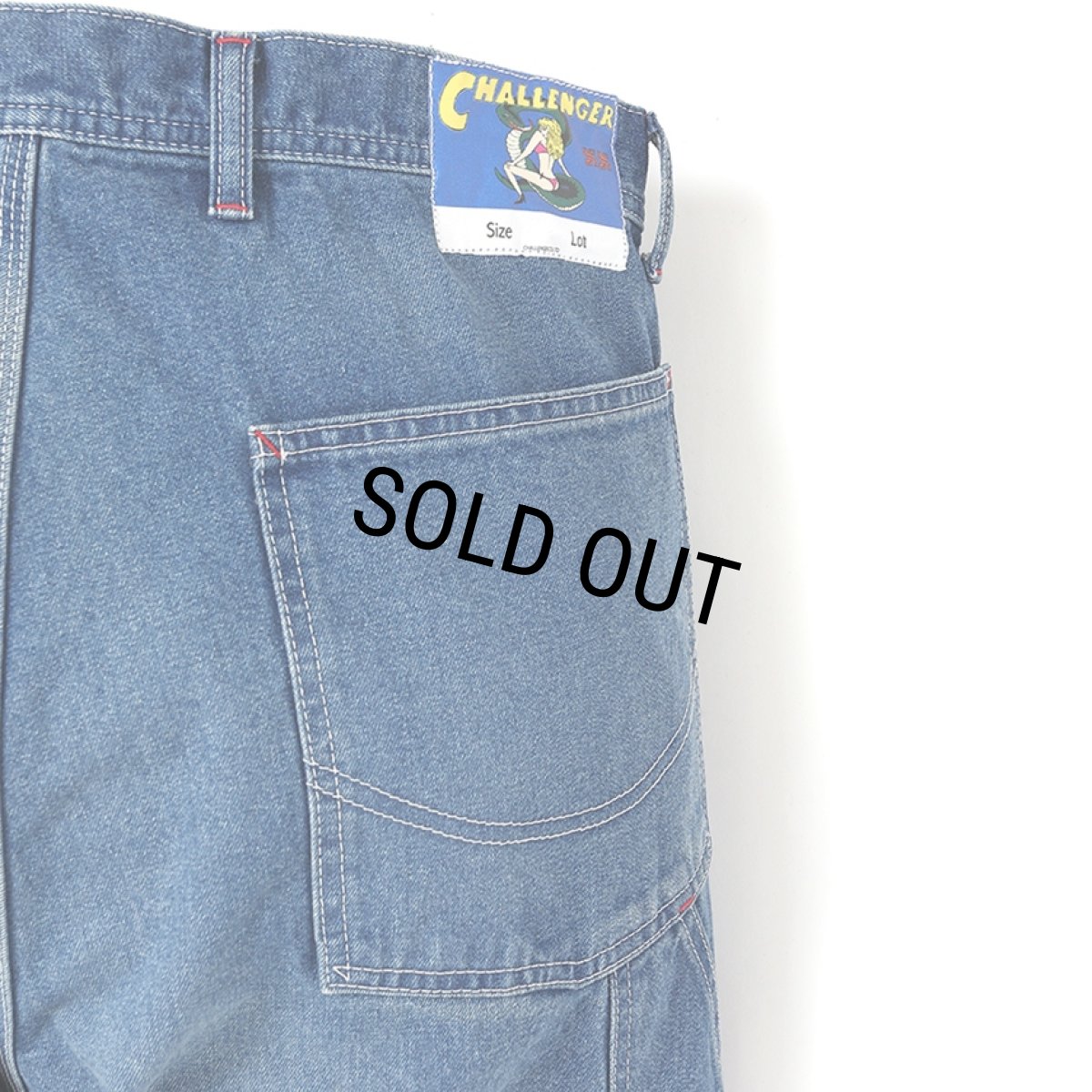 画像9: CHALLENGER/WASHED PAINTER PANTS（WASHED INDIGO）［ウォッシュドペインターパンツ-25秋冬］ (9)