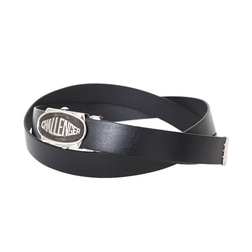 他の写真1: CHALLENGER/LOGO LEATHER BELT（BLACK）［ロゴレザーベルト-25秋冬］