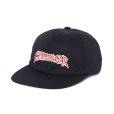 画像1: CHALLENGER/CRASH LOGO CAP（BLACK）［クラッシュロゴキャップ-25秋冬］ (1)