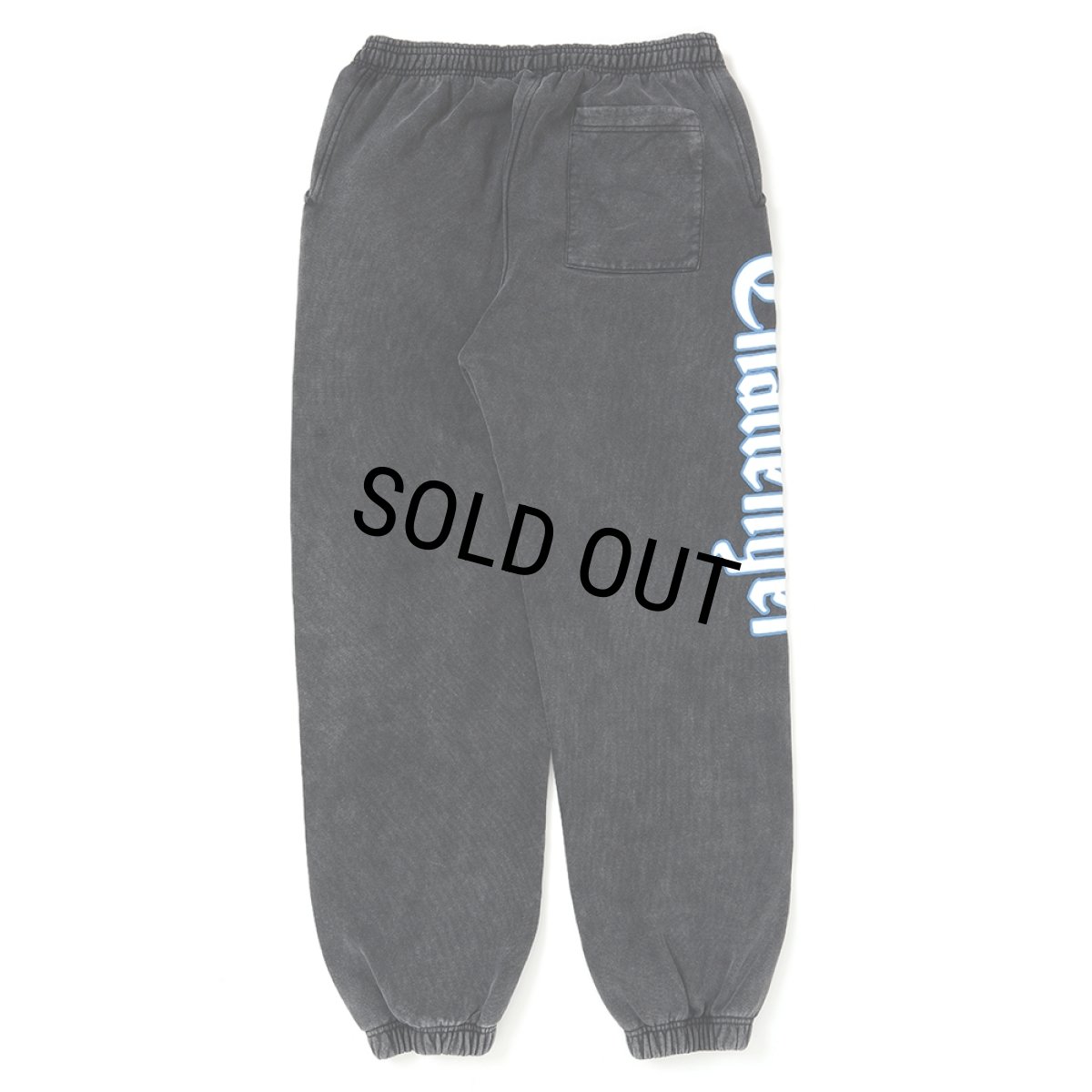 画像2: CHALLENGER/CLASSIC LOGO SWEAT PANTS（BLACK）［クラシックロゴスウェットパンツ-25秋冬］ (2)