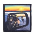 画像1: CHALLENGER/SUNSET DRIVE BANDANA（BLACK）［サンセットドライブバンダナ-25秋冬］ (1)