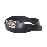 CHALLENGER/LOGO LEATHER BELT（BLACK）［ロゴレザーベルト-25秋冬］