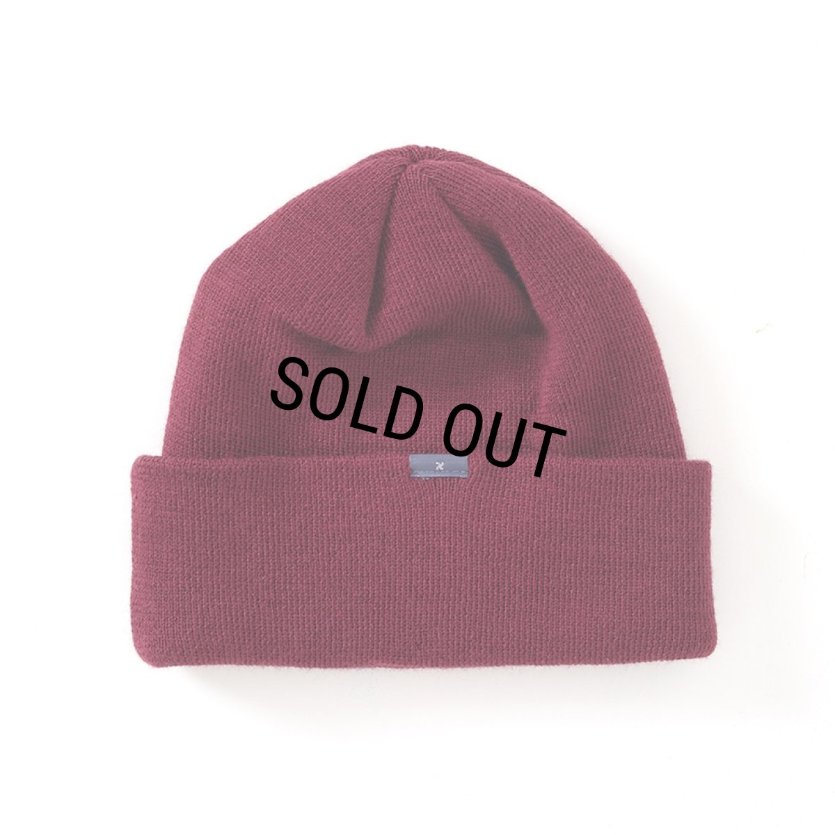 画像2: CHALLENGER/CRASH LOGO KNIT CAP（BURGUNDY）［クラッシュロゴニットキャップ-25秋冬］ (2)