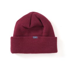 画像2: CHALLENGER/CRASH LOGO KNIT CAP（BURGUNDY）［クラッシュロゴニットキャップ-25秋冬］ (2)
