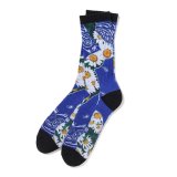 CHALLENGER/DAISY SOCKS（BLUE）［デイジーソックス-25秋冬］