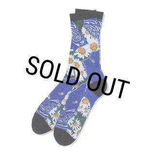CHALLENGER/DAISY SOCKS（BLUE）［デイジーソックス-25秋冬］ - JONAS