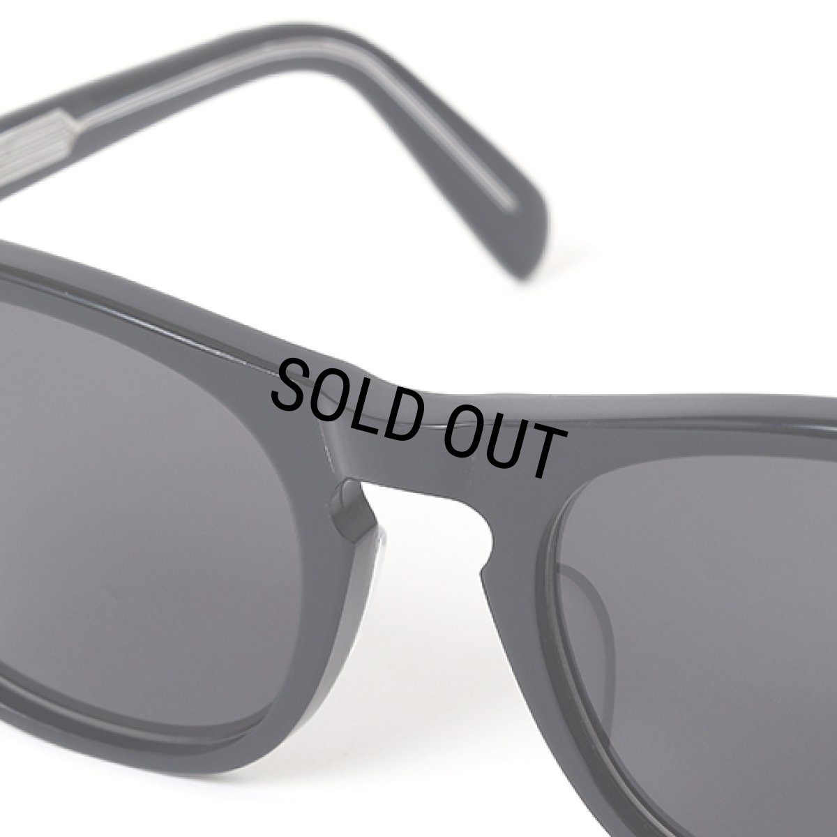 画像5: CHALLENGER/Lunetta BADA SUNGLASSES MODIFIED NO.7（BLACK/CHARCOAL LENS）［サングラス-25秋冬］ (5)