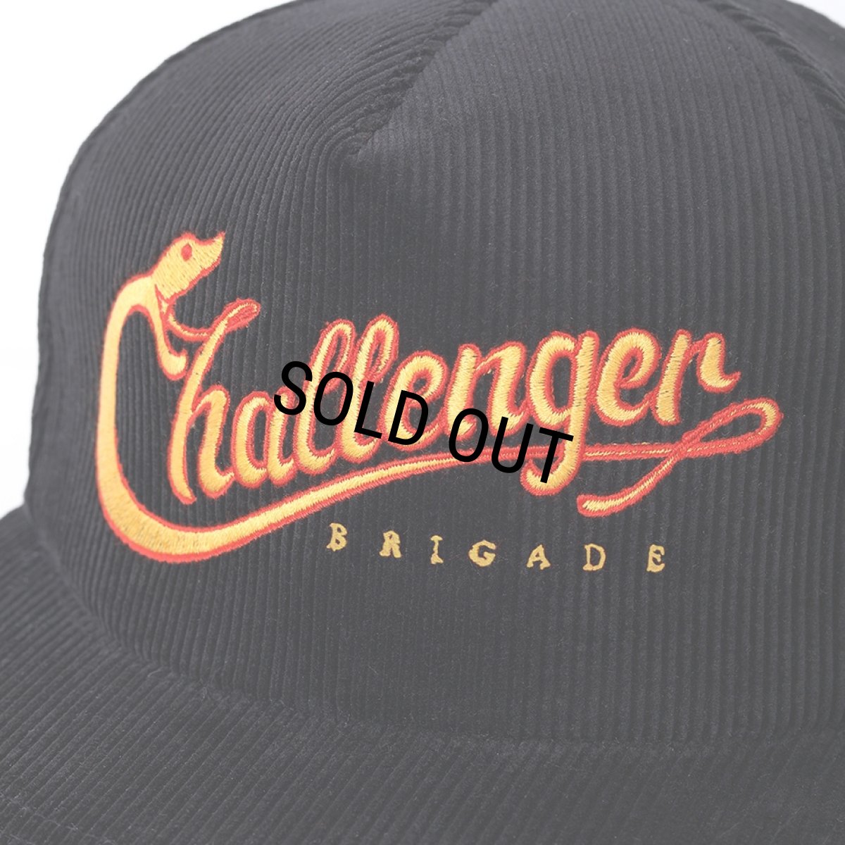 画像3: CHALLENGER/SNAKING LOGO CAP（BLACK）［スネーキングロゴキャップ-25秋冬］ (3)