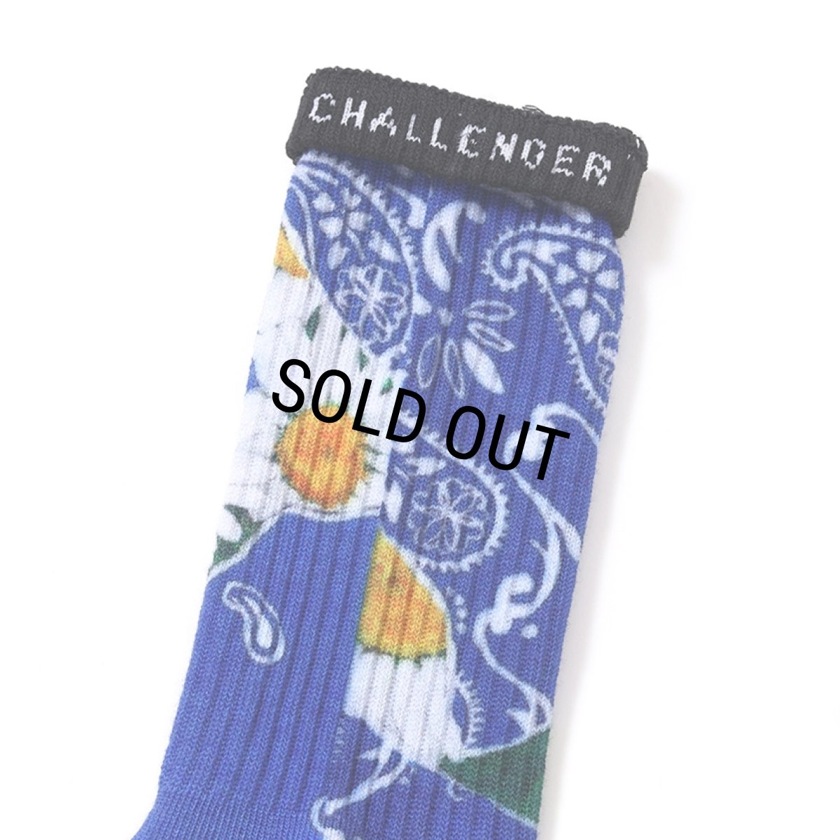 画像4: CHALLENGER/DAISY SOCKS（BLUE）［デイジーソックス-25秋冬］ (4)