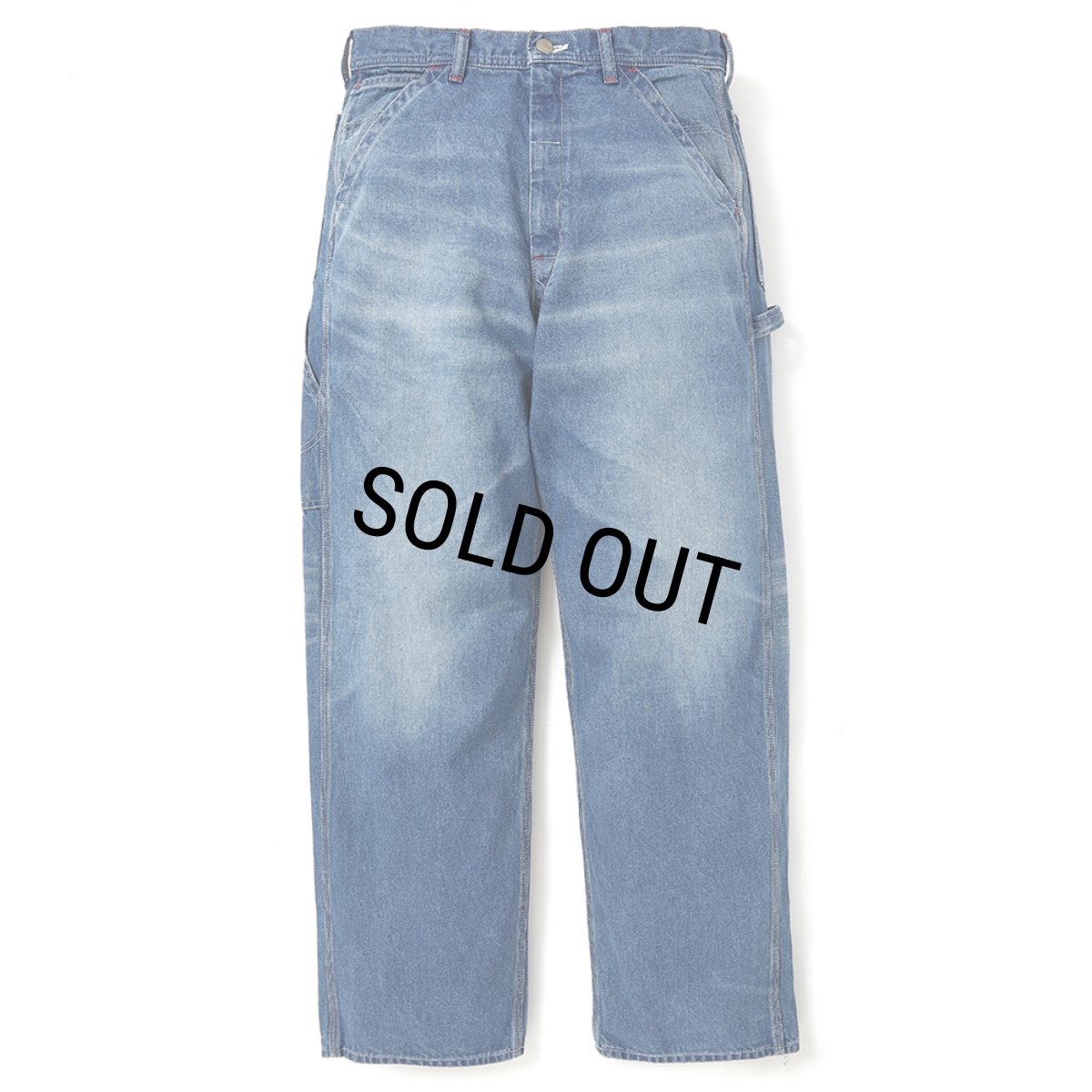 画像1: CHALLENGER/WASHED PAINTER PANTS（WASHED INDIGO）［ウォッシュドペインターパンツ-25秋冬］ (1)